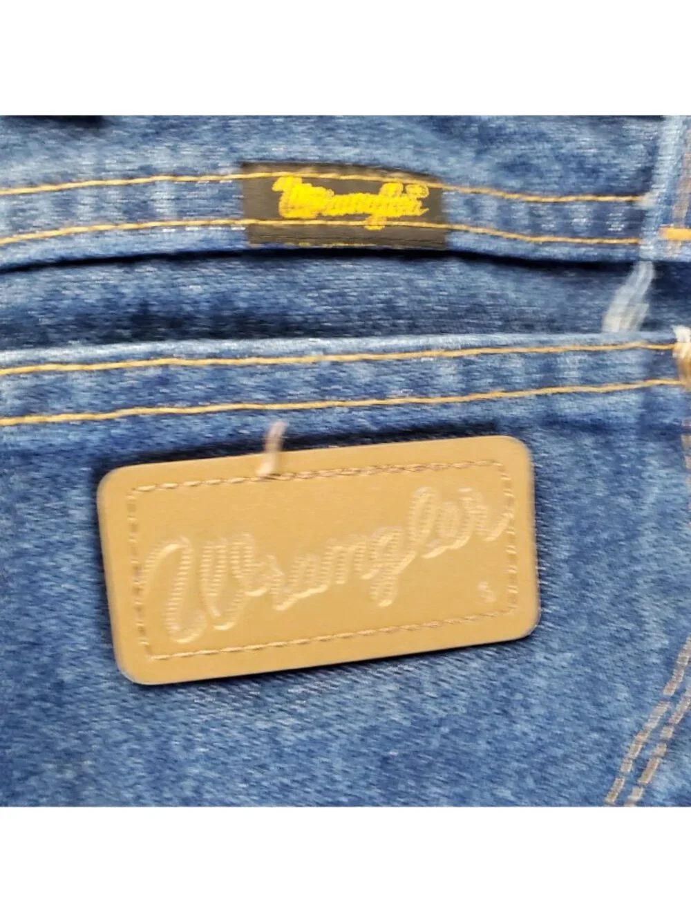 Wrangler Jeans Mens Size 40x32 Blue Cowboy Bootcut 100% Cotton Denim *Read*